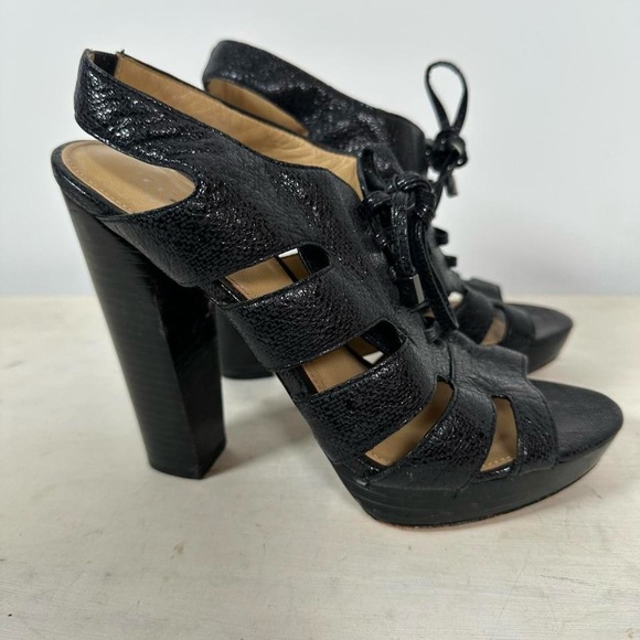Lace Up Gladiator Moreen Coach Heels - Picture 2 of 8